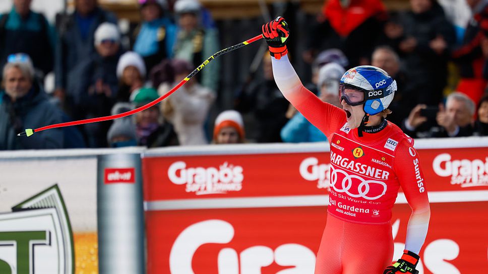 Носителят на Големия кристален глобус Марко Одермат спечели спускането от