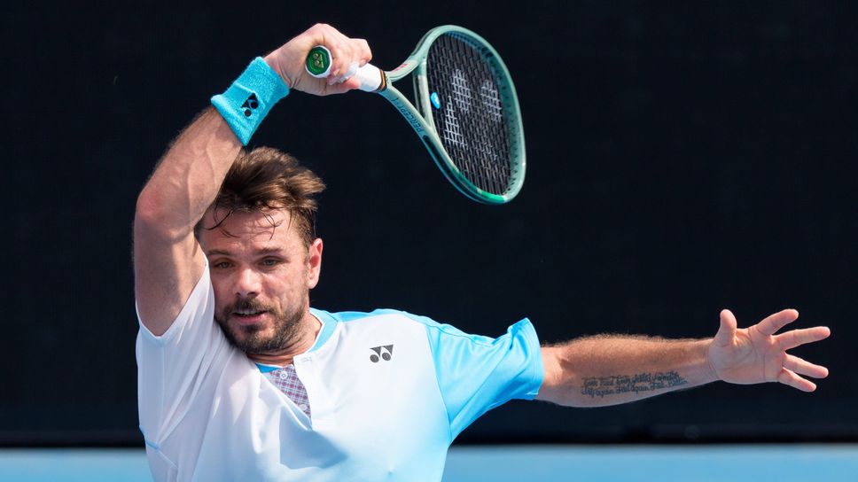 Шампионът през 2014 година Стан Вавринка Швейцария който участва с