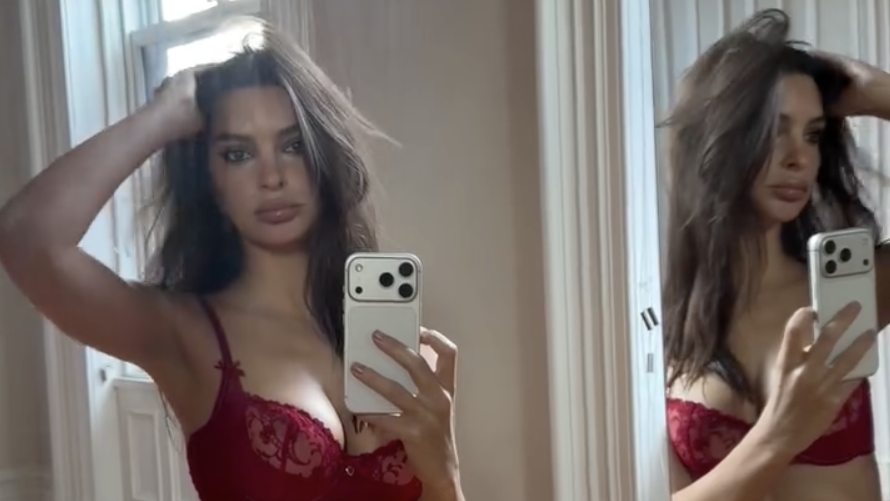 Емили Ратайковски разпали страстите в социалните мрежи с поредния си