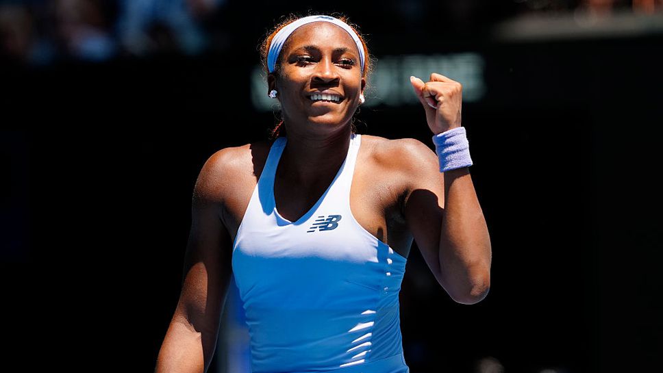Двукратната шампионка от Големия шлем Коко Гауф започна своя поход