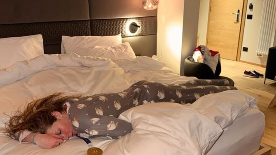 Само часове след като спечели първия си олимпийски златен медал