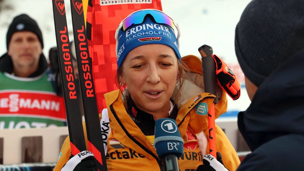 Германската звезда в биатлона Франциска Пройс заяви че се опитва
