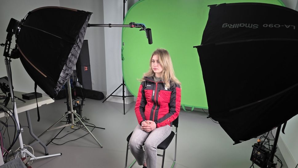 Фигуристката Александра Фейгин бе гост на Олимпийското студио в Милано