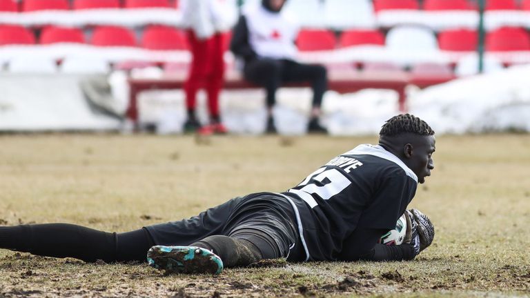 Вратарят на Лудогорец Хадим Ндиае обяви след равенството 1 1 като
