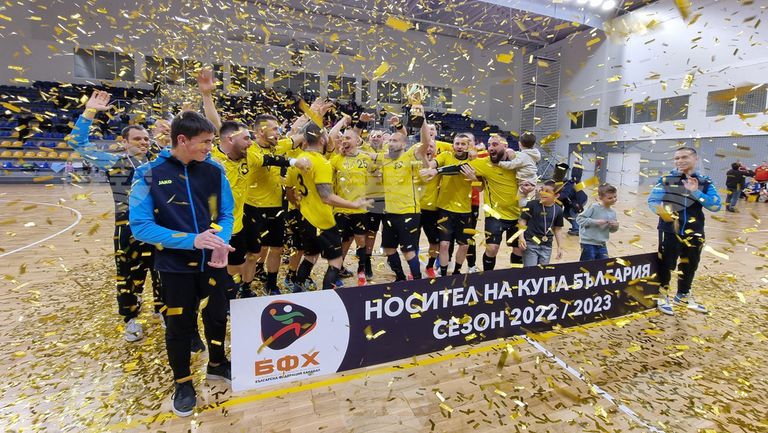 Отборът на Шумен 61 спечели Купата на България по хандбал