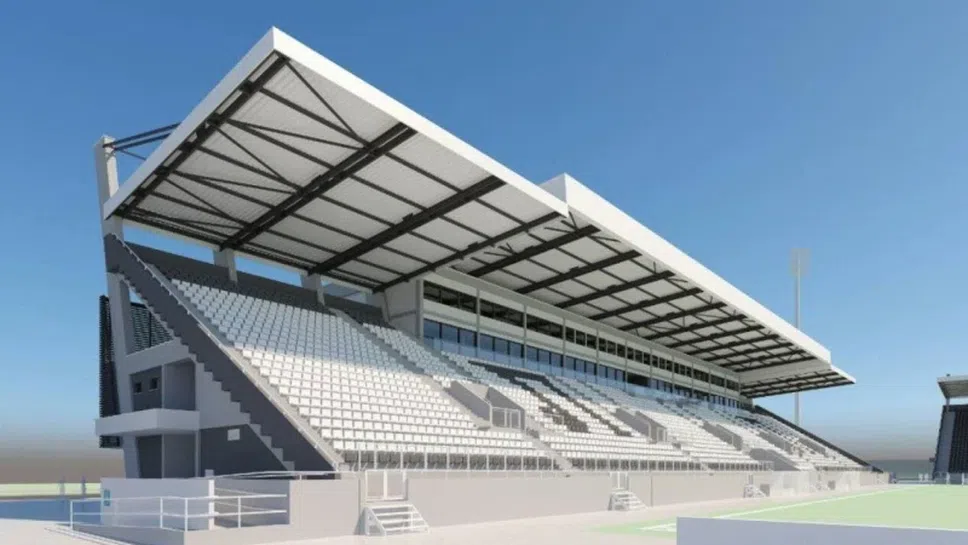 Промени в централната трибуна на "Лаута"