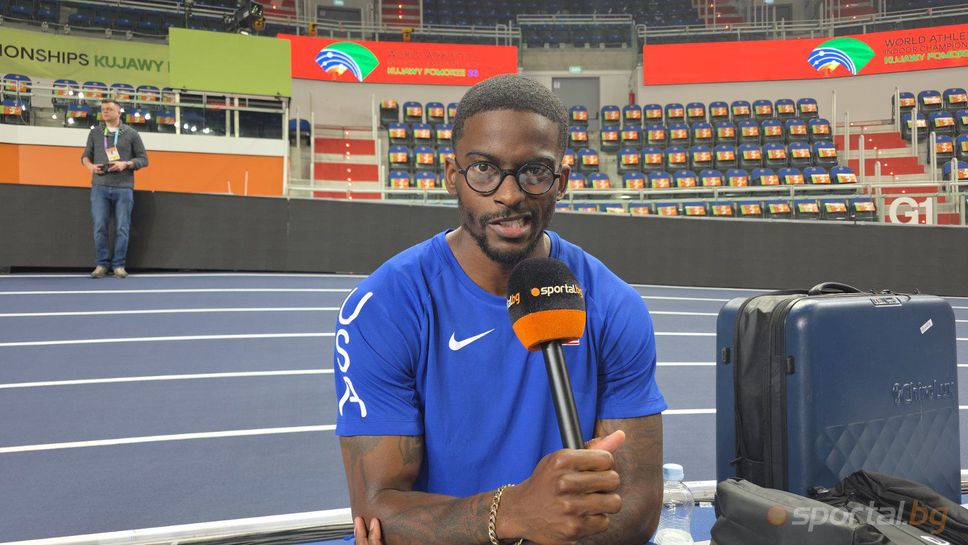 Световният шампион на 60 м Трейвън Бромел пред Sportal.bg: Всеки е готов за титлата