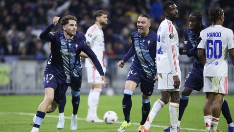 Селта се справи безпроблемно с Лион и е четвъртфиналист в ЛЕ