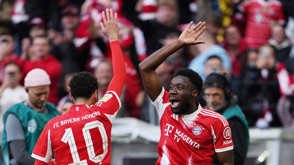 Байерн 3:1 Щутгарт, Алфонсо Дейвис с третия гол за домакините