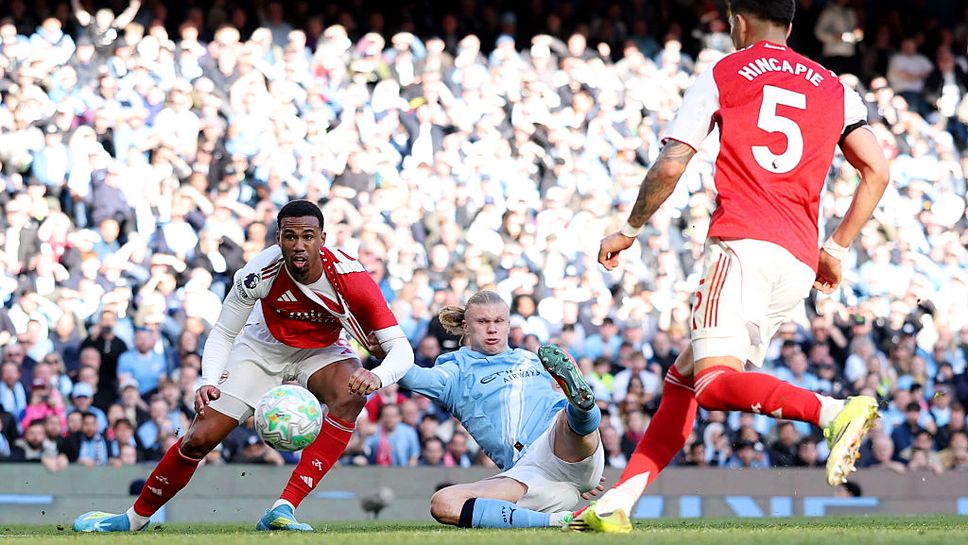 Манчестър Сити 2:1 Арсенал, Холанд изведе "гражданите" отново напред