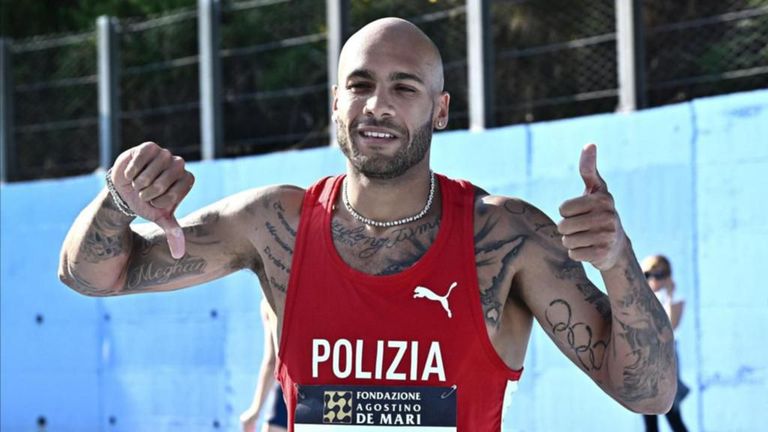 Марсел Джейкъбс се завърна с победа на 100 м в Италия