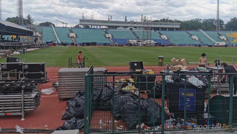 Теренът на националния стадион "Васил Левски" е в оптимално състояние