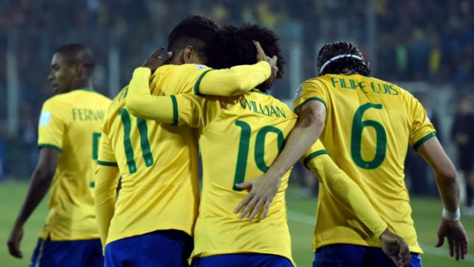 Чилийци посрещнаха бразилския отбор с викове "Меси"