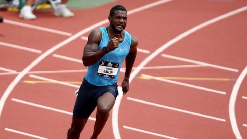 Гатлин най-бърз в сериите на 200 метра на първенството на САЩ