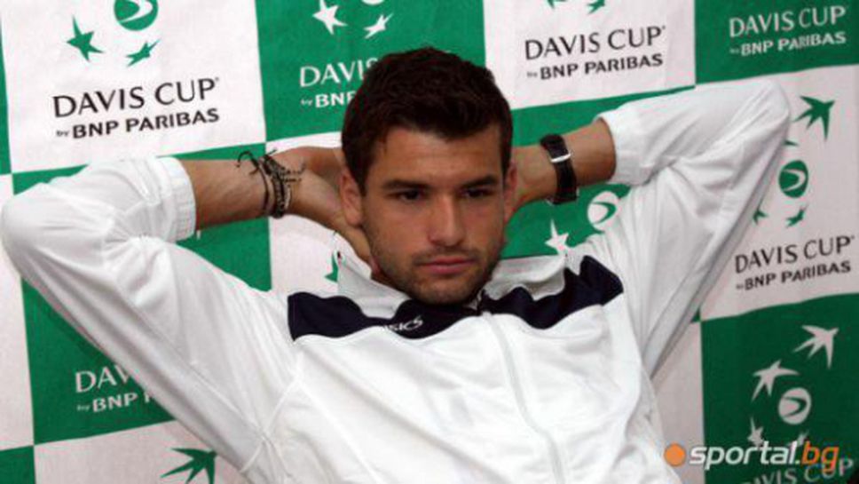 Григор Димитров се завръща в отбора на България за "Купа Дейвис"