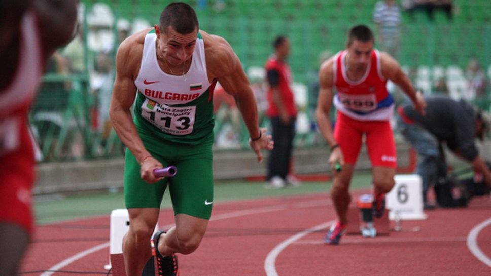 Петър Пеев отпадна в полуфиналите на 100 м в Швеция