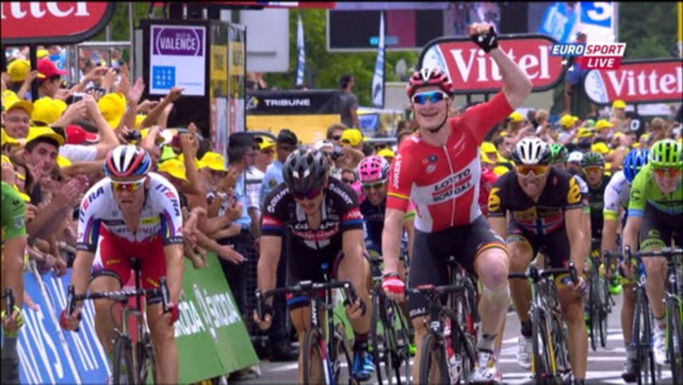 Андре Грейпел спечели 15-ия етап на Тур дьо Франс