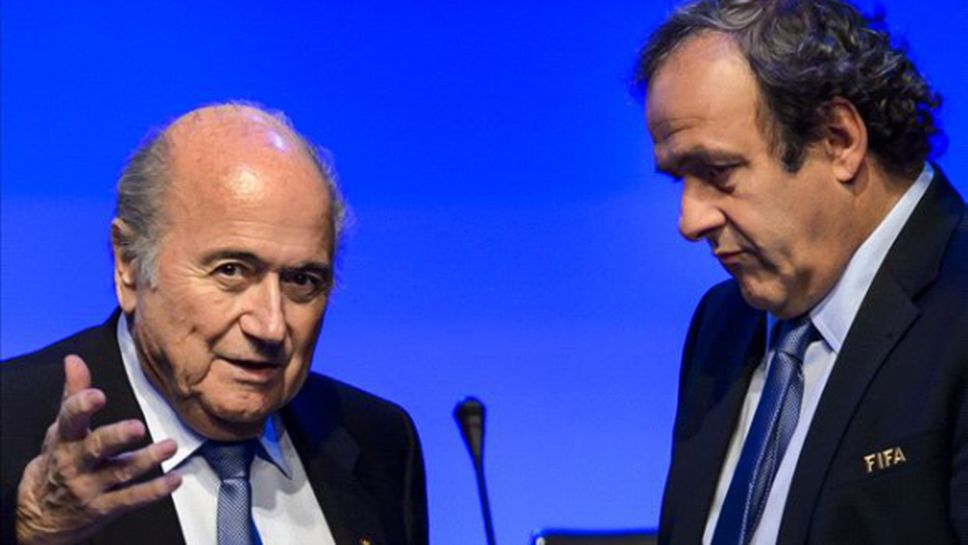 Мишел Платини и Сеп Блатер с първа среща след корупционния скандал във ФИФА