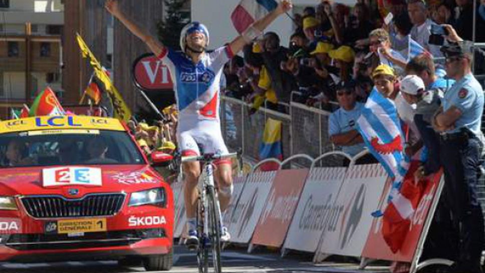 Пино спечели предпоследния етап на Тур дьо Франс, Фруум запази жълтата фланелка