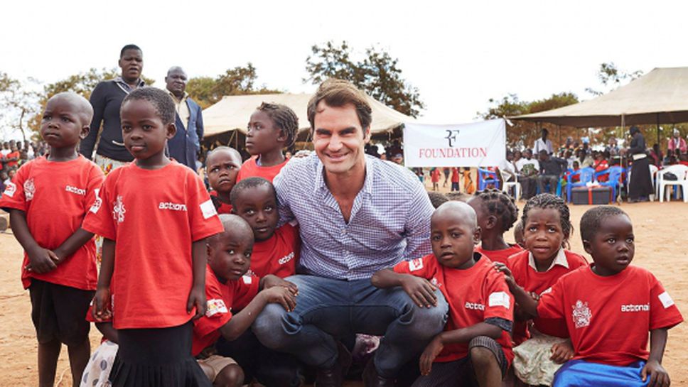 Федерер е дарил 13,5 млн. долара за децата на Малави
