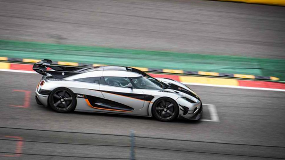 Koenigsegg One:1 постави нов рекорд на "Спа" (Видео)