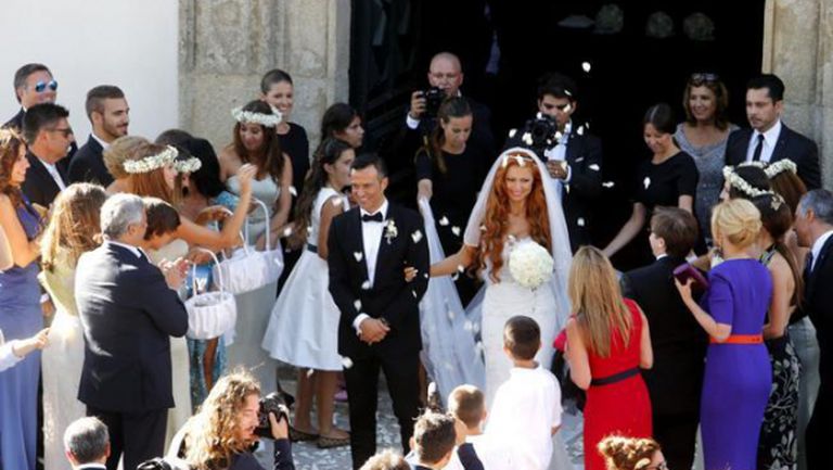 Звездната сватба на Мендеш - Кристиано му подари гръцки остров (видео+галерия)