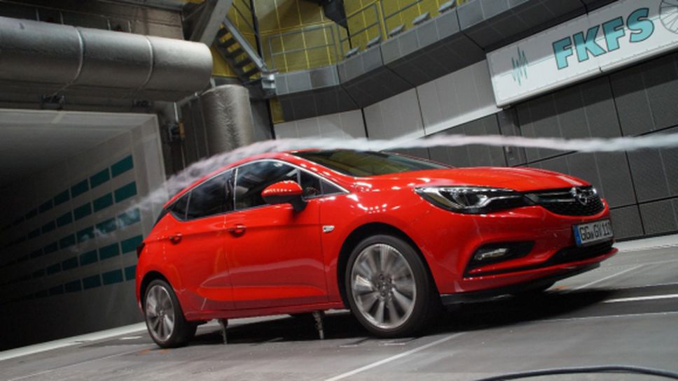 Новият Opel Astra: изключителна аеродинамика за по-добра ефективност (Видео)