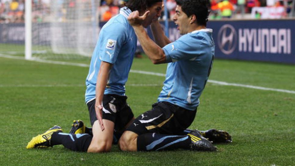 Суарес и Кавани няма да играят в контролите на Уругвай