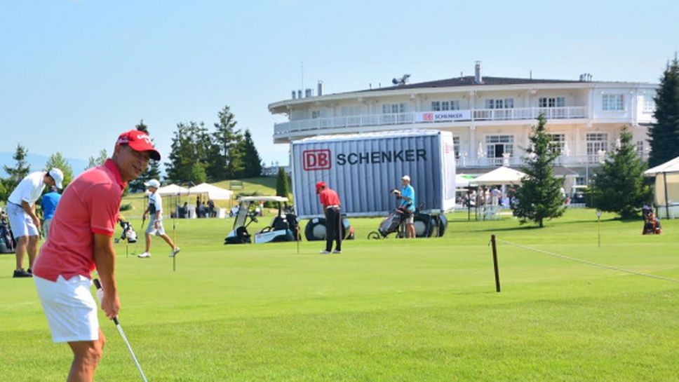 Краси Балъков бе сред участниците на третия турнир DB Schenker Golf Open