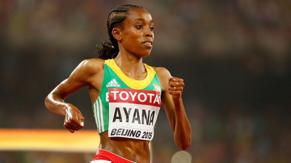 3 от 3 за Етиопия на 5000 м, рекорд на шампионатите за Аяна