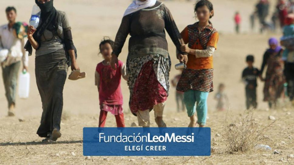 Лео Меси призова международната общност да помогне на бежанците