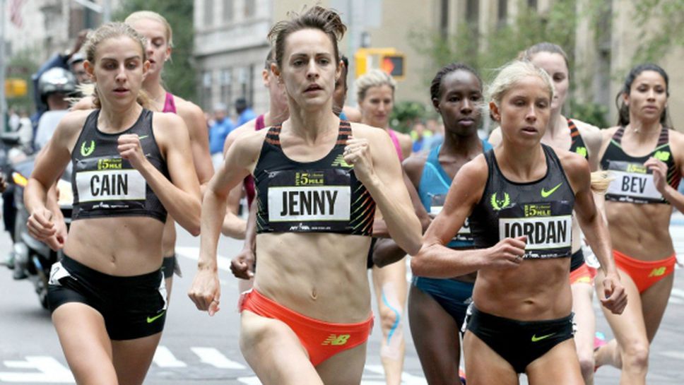 Джени Симпсън и Ник Уилис спечелиха състезанието на една миля на Пето авеню