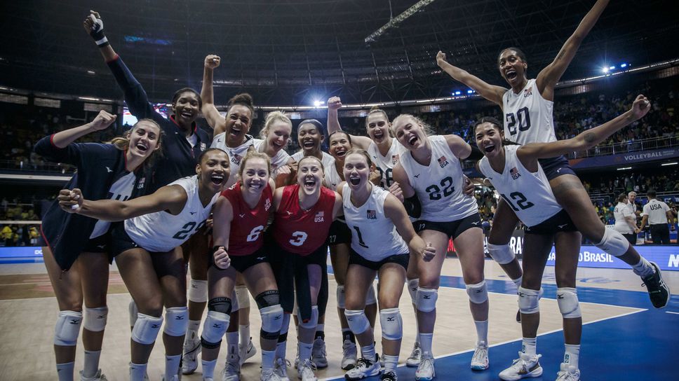 Олимпийските шампионки от САЩ ударира Бразилия във VNL