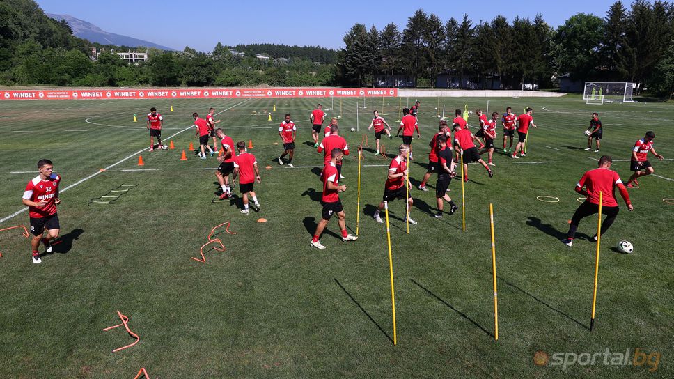 "Червените" сменят настилката на тренировъчните игрища в Панчарево