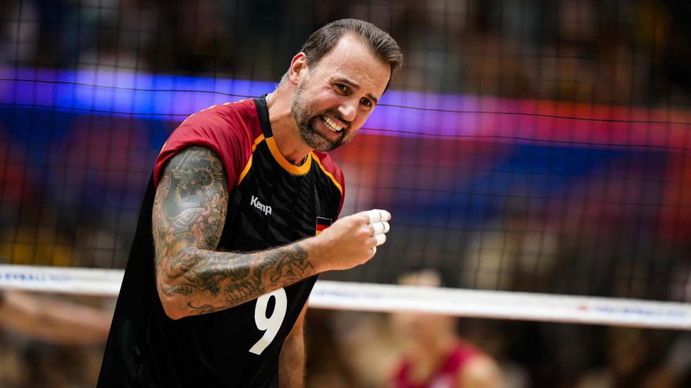 Легендарният Георг Гроцер ще е най възрастният волейболист който ще участва