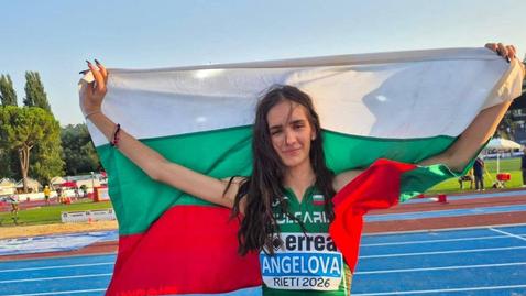 Виктория Ангелова с европейската титлата на троен скок до 18 години