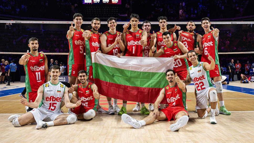България спечели повече пари от Бразилия и Франция във VNL