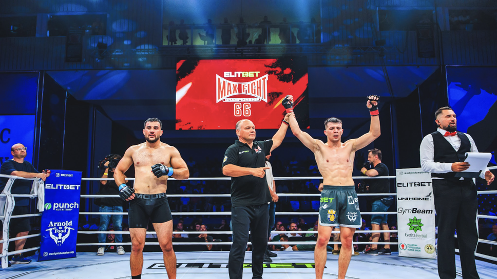 Калин Железов записа първа победа в професионалния ММА на MAX FIGHT 66