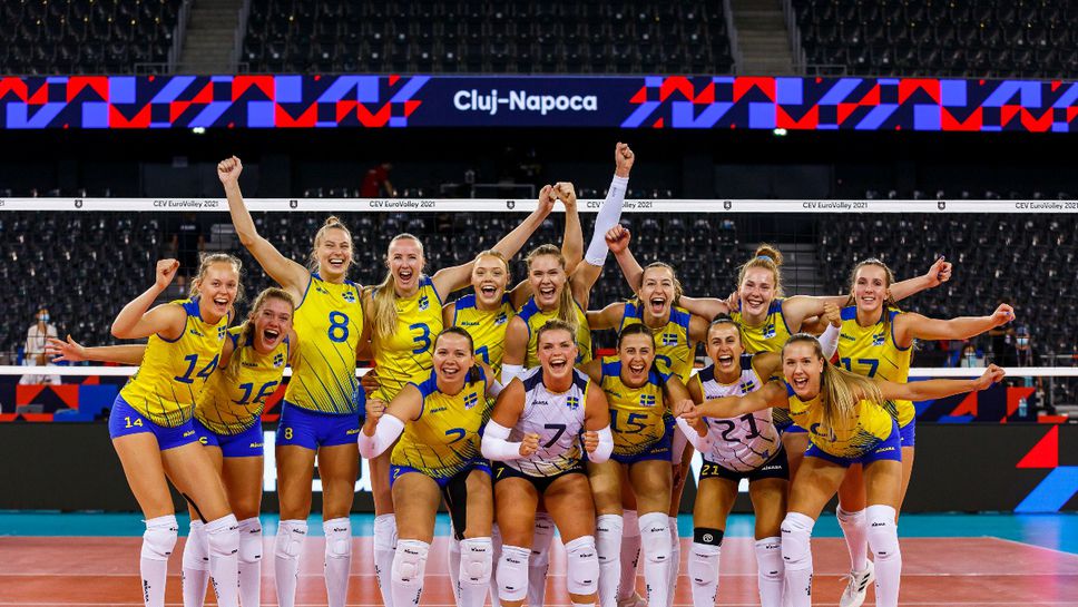 Швеция с първа историческа победа на европейско първенство🏐🇸🇪