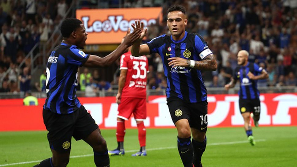 Два гола на Лаутаро Мартинес дадоха перфектен старт на Интер в Серия "А"