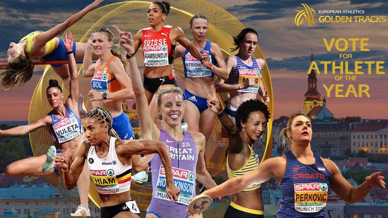 Европейската атлетика обяви списъка с десетте номинирани състезателки за Атлетка