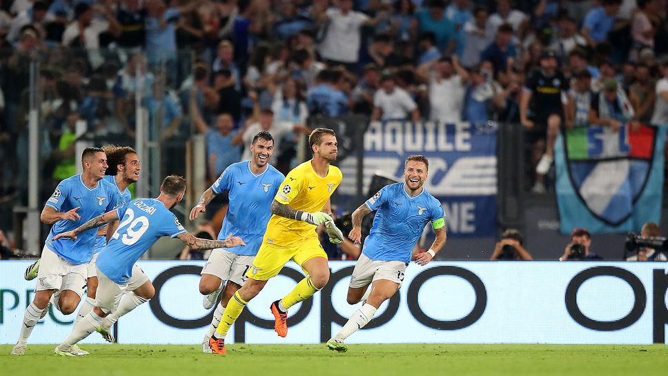 Сензационен гол на вратаря след добавеното време спаси Лацио срещу Атлетико Мадрид