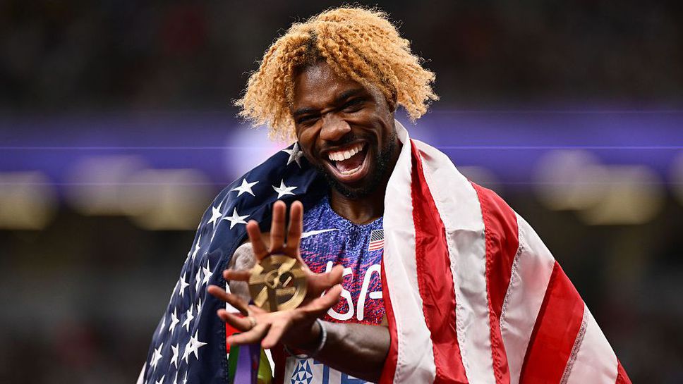 Ноа Лайлс се нареди до легендарния Юсейн Болт с 4 световни титли на 200 метра