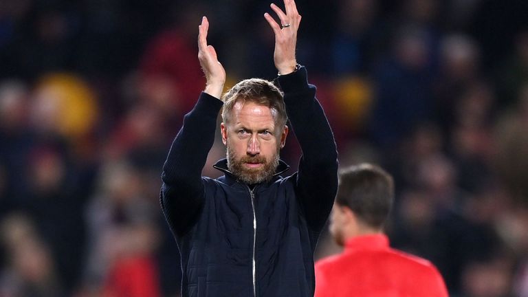 Мениджърът на Челси Греъм Потър смята че равенството срещу Брентфорд