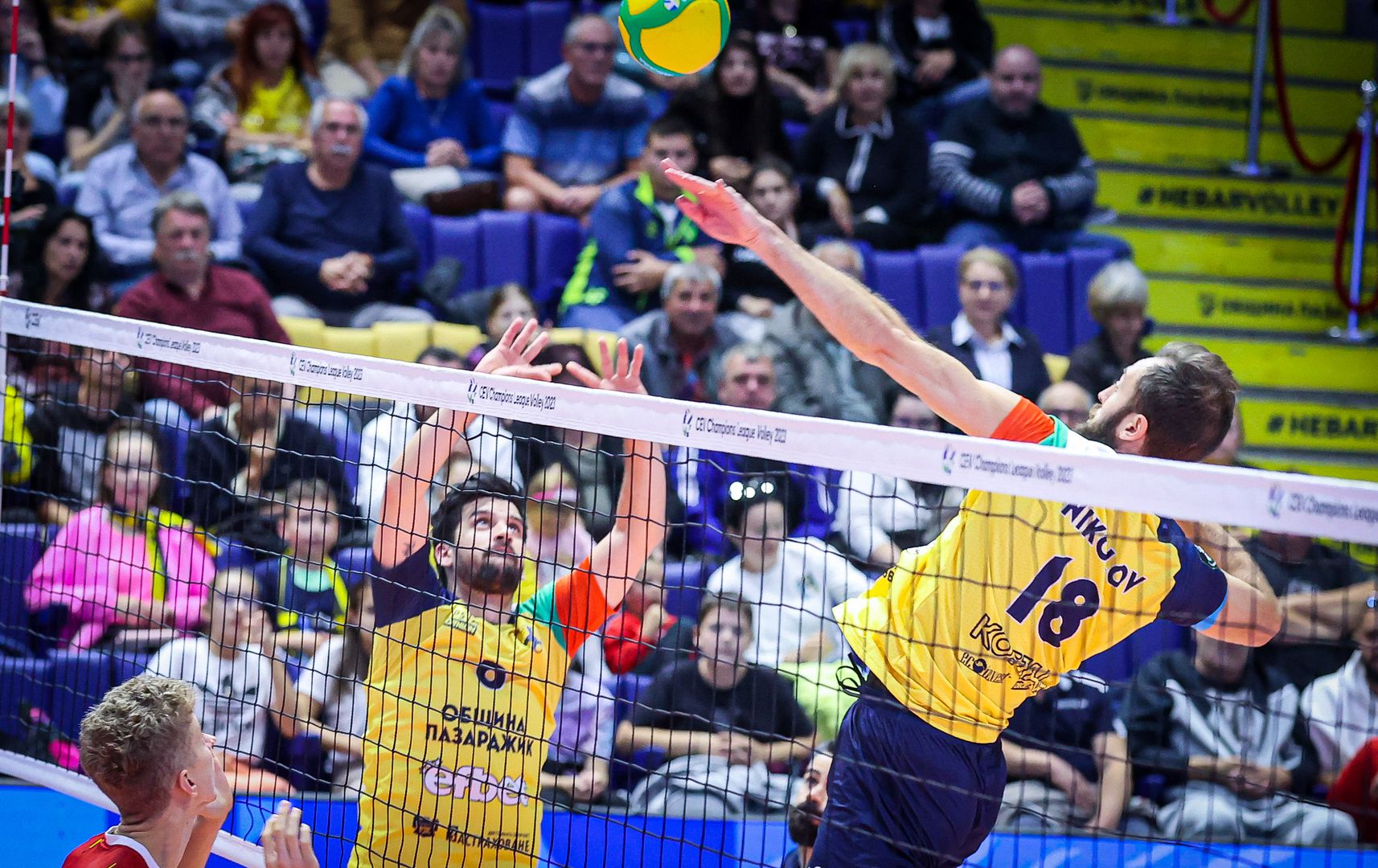 Шампионска лига: Хебър - Младост (Загреб) 3:1 🏐