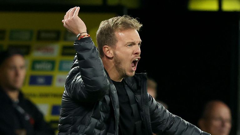 Треньорът на германския шампион Байерн Мюнхен Юлиан Нагелсман е на