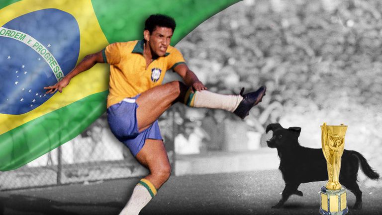 Бразилското крило Гаринча е големият герой на световното първенство в