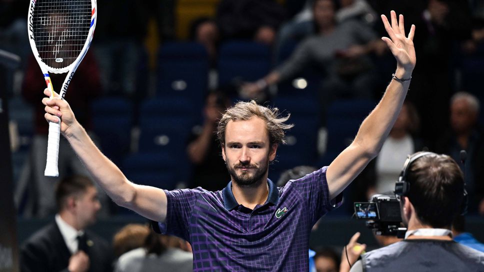 Вторият поставен Даниил Медведев Русия спечели титлата на турнира по