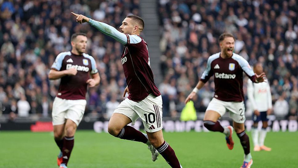 Астън Вила удължи рекордната си серия от победи след успеха