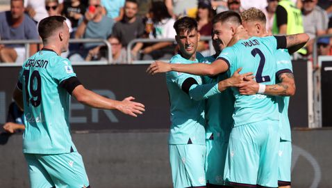 Болоня надви Каляри за първия си успех като гост